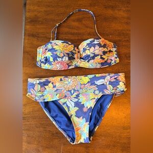 Bleu Rod Beattie Two Piece Floral Bikini Set - Size 12